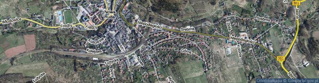 Zdjęcie satelitarne Lipowa ul.